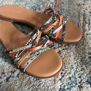 Madewell Multicolor Strappy Sandals